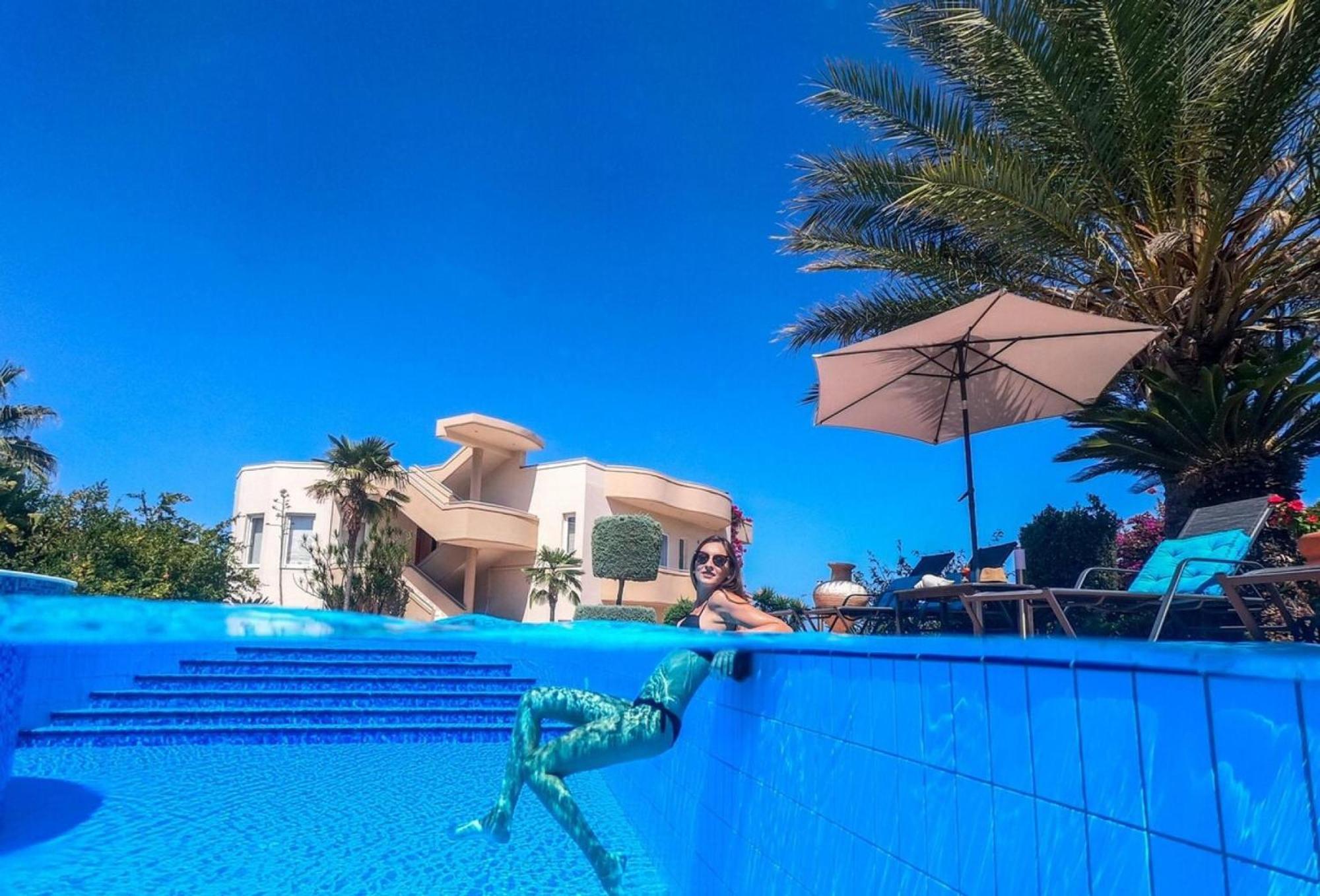 Villa Elina Luxury Residence Stalos Exterior foto