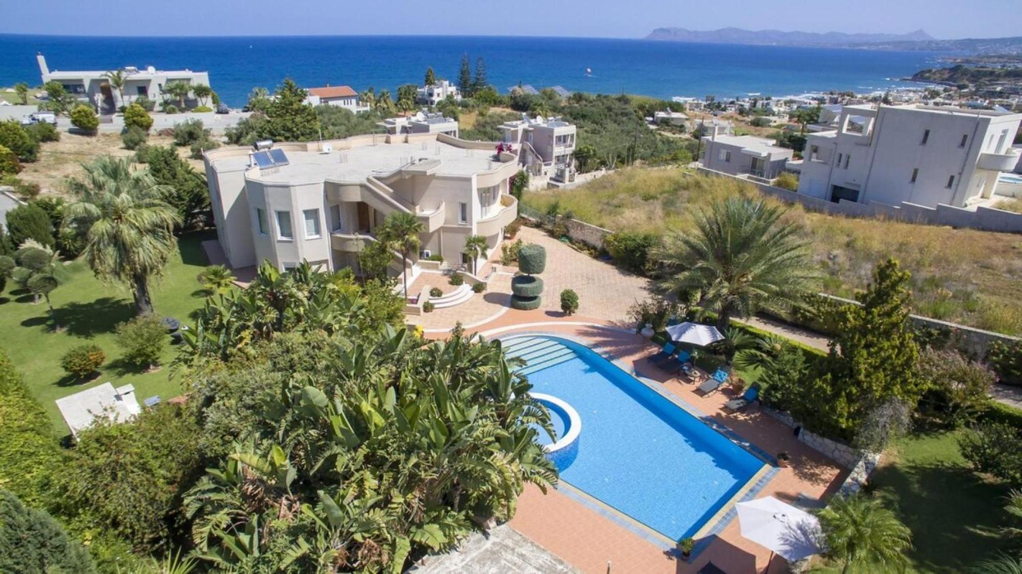 Villa Elina Luxury Residence Stalos Exterior foto