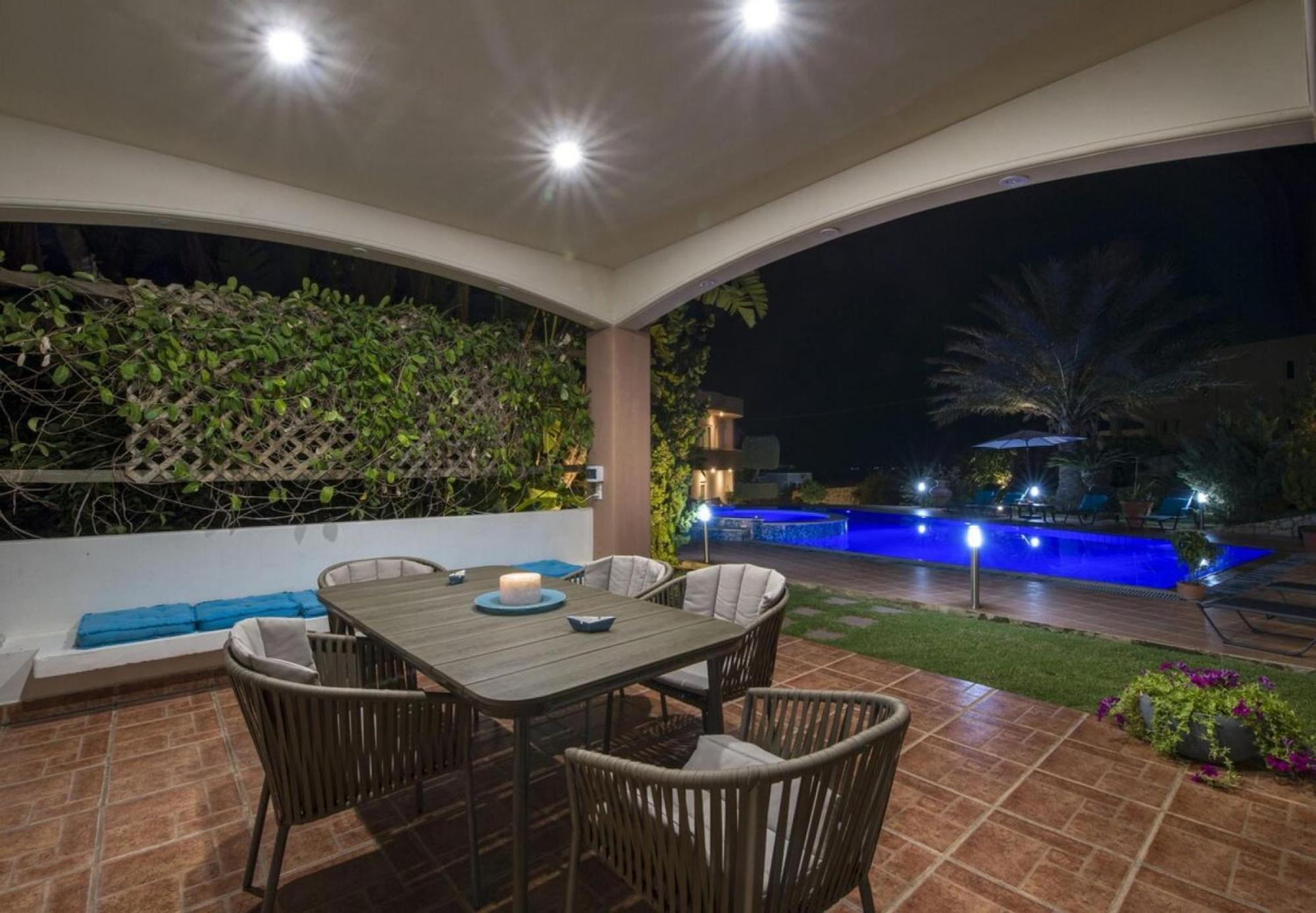 Villa Elina Luxury Residence Stalos Exterior foto