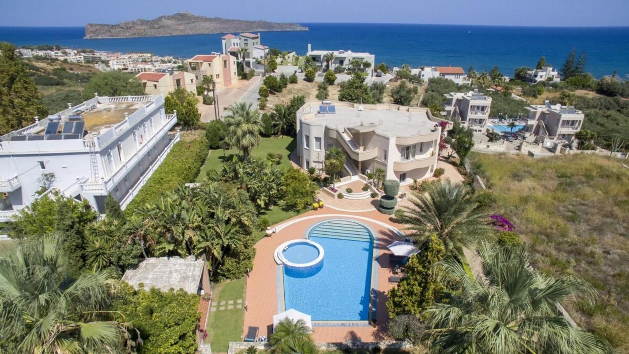 Villa Elina Luxury Residence Stalos Exterior foto