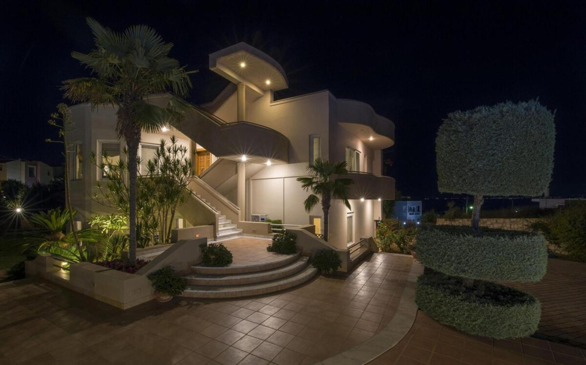 Villa Elina Luxury Residence Stalos Exterior foto